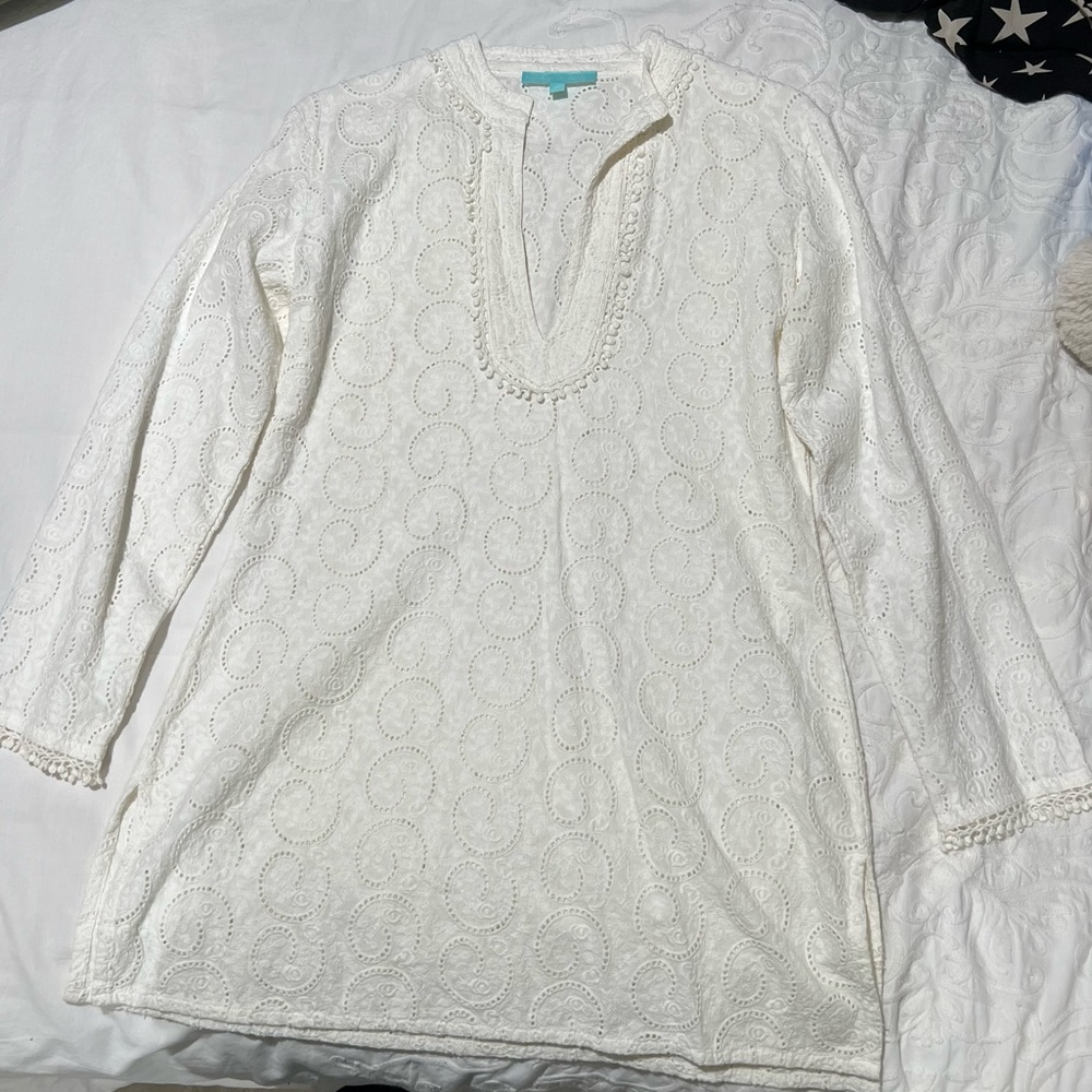 MELISSA ODABASH Small White Beach Cover-up